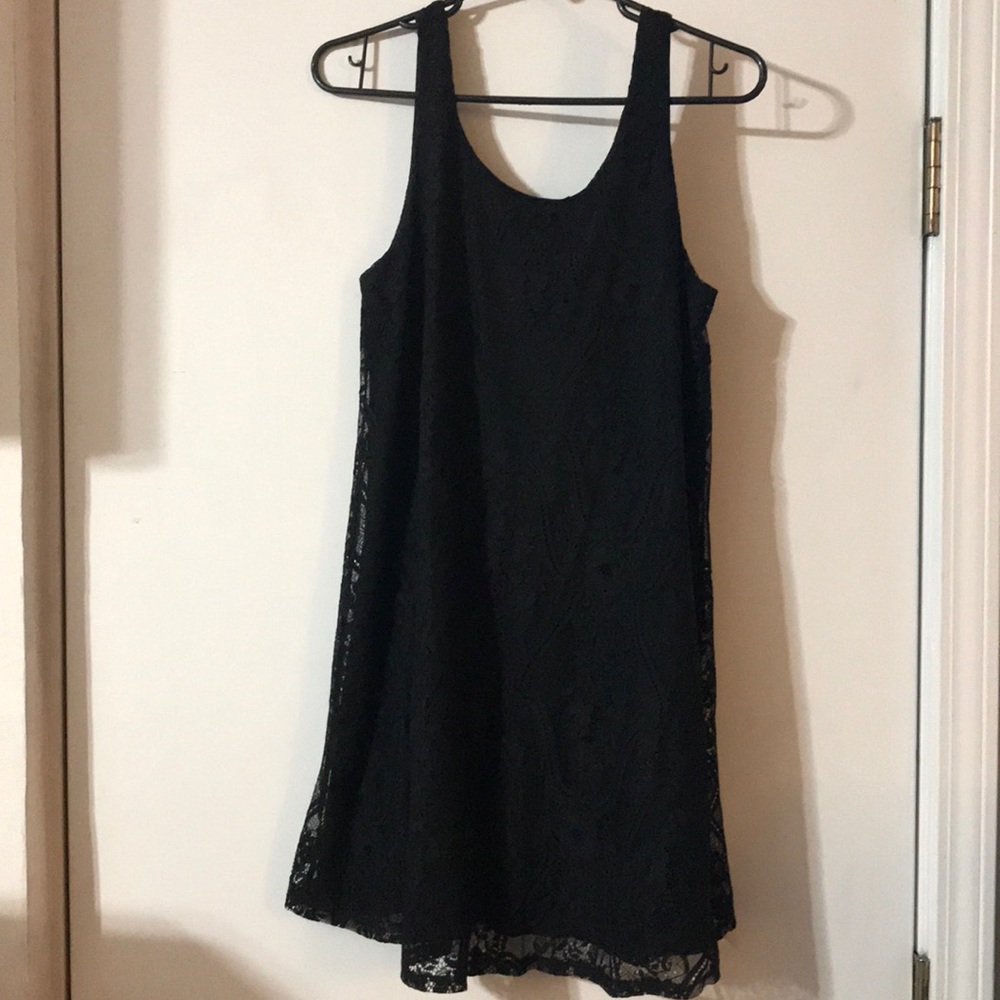 Mini black dress